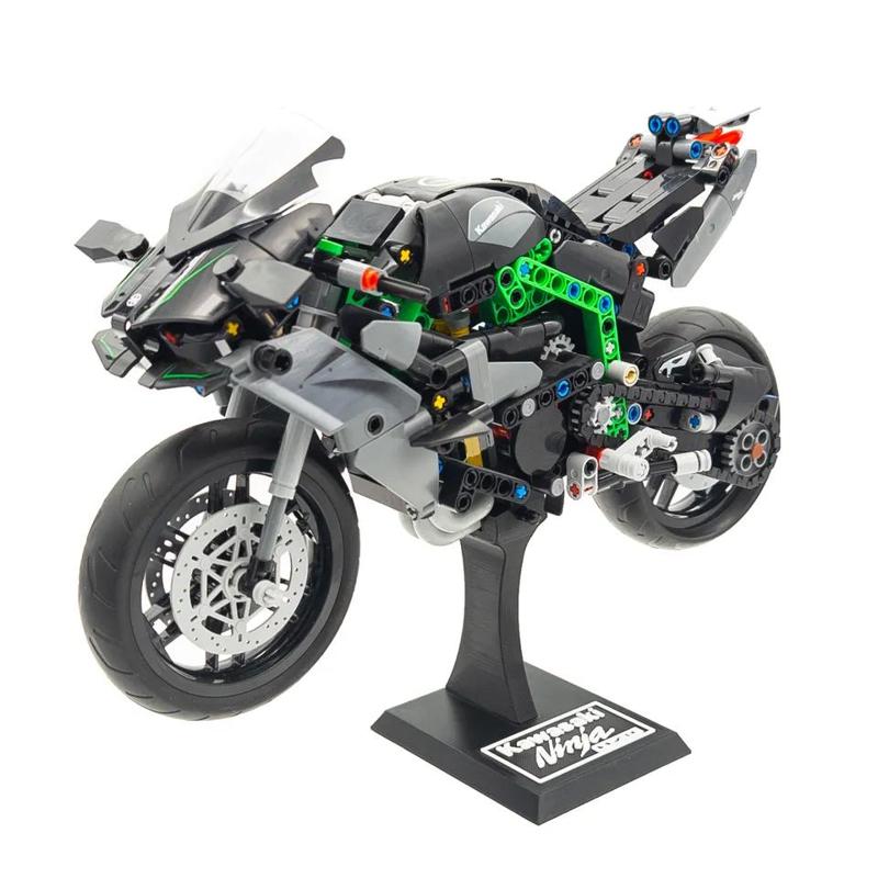 Display Stand for LEGO Technic 42170 Kawasaki Ninja H2R Motorcycle [last update 05.07.2024]   