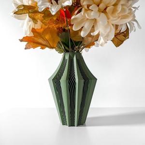 The Walo Vase STL 3D Print File, Digital Download for 3D Printing, Home Decor Vase for Flowers and Plants