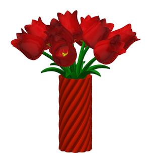Decorative flower plant vase