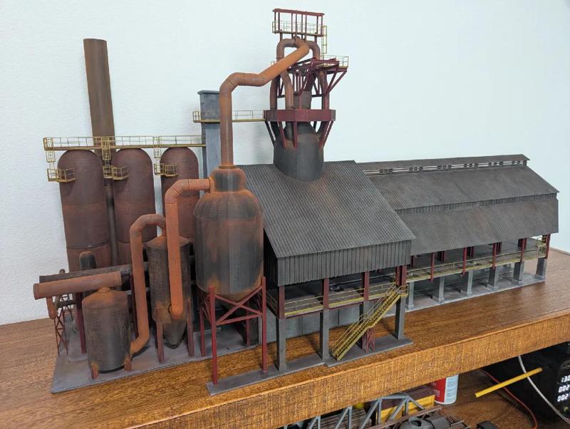 HO Scale Blast Furnace