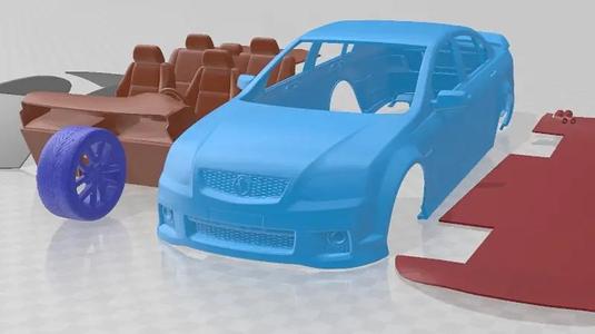 Holden Commodore 2011 Sedan Printable Car