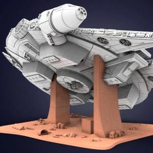 Millennium Falcon Landing Gear, Platform 3D Printable Exterior Parts Kit 1
