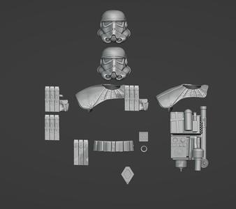ANH Sandtrooper One-Twelfth Scale Kit