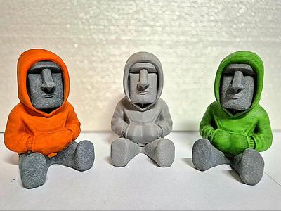 Moai in Hoodie 2