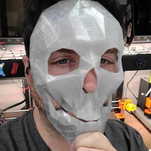 Low Poly Skull Mask