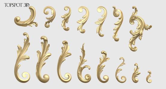 Acanthus Leaves Collection