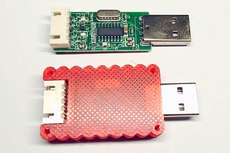 Case CH340 converter USB RS232 TTL
