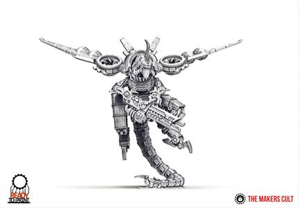 Iron Hive – Iron Lord – pack2 SkyLord and PsyLord