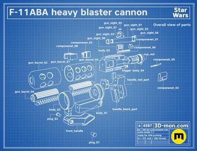 Sith Trooper F-11ABA Blaster Cannon