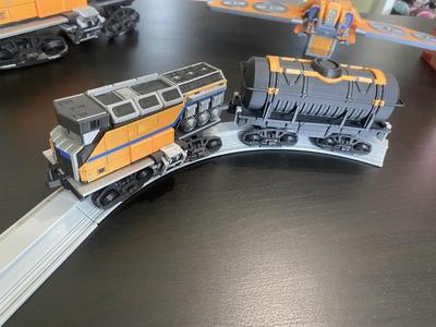 Satisfactory Train Cart + Tracks