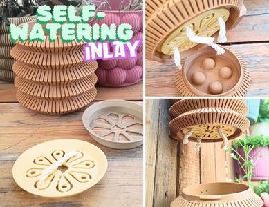 Wall Planter universal self- watering Inlay