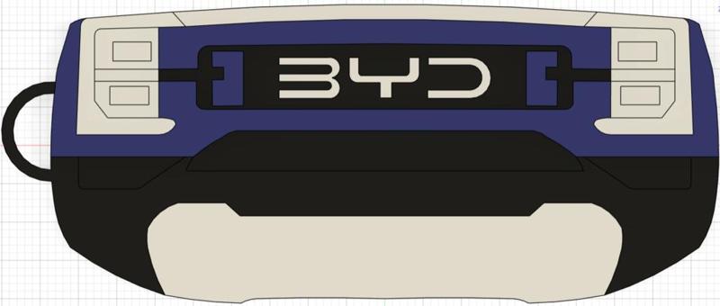 BYD Shark Keychain