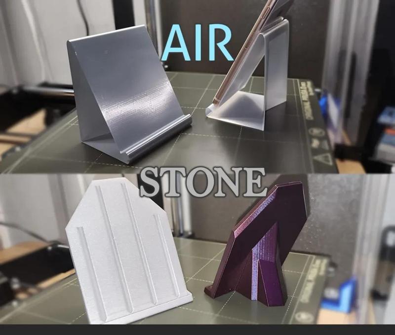 Vase Mode Phone Stands – Air & Stone