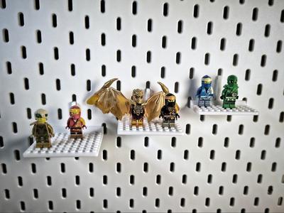 LEGOcompatible Shelves for Ikea Skadis – Set of 3