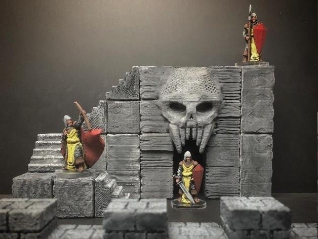 ScatterBlocks: Skull Gate (28mm/Heroic scale)