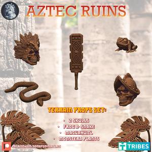 Aztec Deco Props (Pre-supported)
