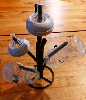 Modular baby bottle drying rack