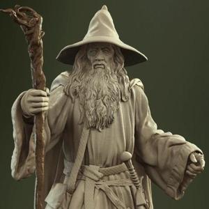 Gandalf the Grey STL files for 3D Printing | Assembly Model