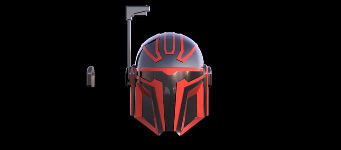 Imperial MK-6: Custom made Mandalorian Helmet STL File (3D Print File)