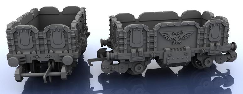 OO Train – Warhammer Style – Mid Height Hopper