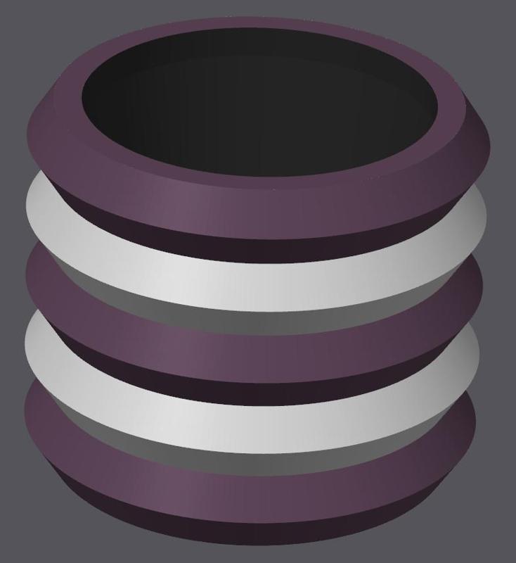 “Mucro” – Flower Pot by FerraroArts