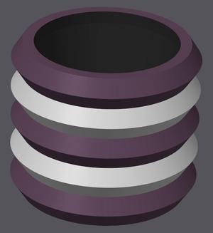 “Mucro” – Flower Pot by FerraroArts