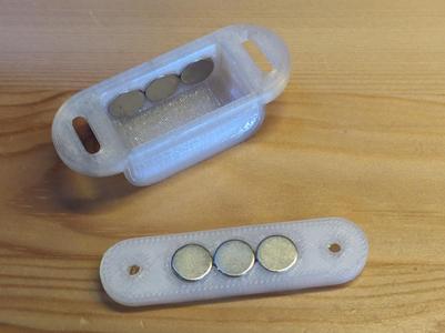 Magnetic door catch