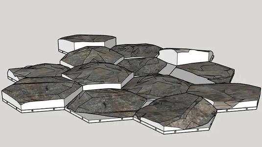 Fist set I made- Hex Terrain Set unmatched tiles – Modular RC Crawler Course for 116th 118th or 124 Scale