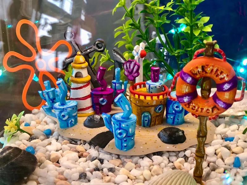 Bikini Bottom, SpongeBob – Aquarium / Fish Tank Decoration