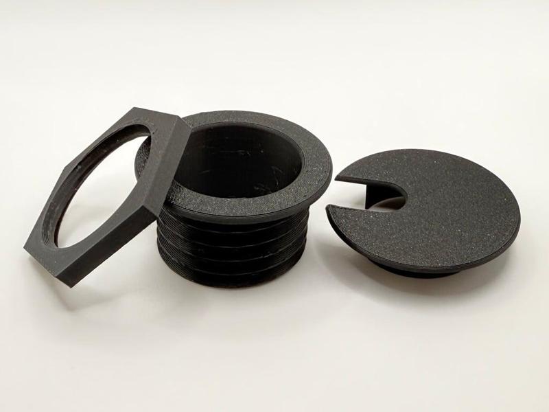 Locking Cable Desk Grommet