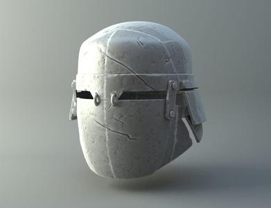 Damaged Heavy helmet – Knights of Ren – Star Wars universe