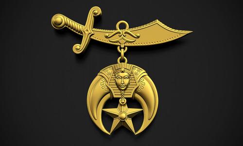 Shrine Scimitar Sword Pendant