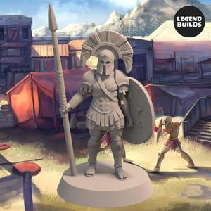 Realm of Eros Captain – 3D printable miniature – STL file
