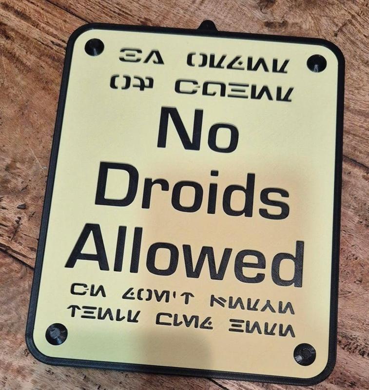 Star Wars – No Droids Allowed