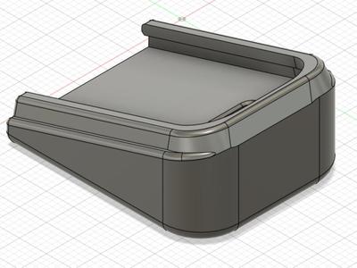 Mag base for airsoft pistol