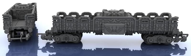 OO Train – Warhammer Style Troop Platform v2 L