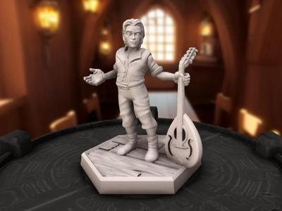 D&D halfling bard