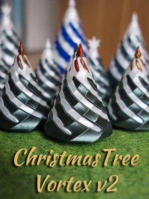Christmas Tree double vortex illusion v2.1 – single extruder
