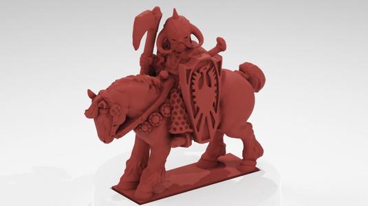 Warmaster Chaos Hero – Death Dealer