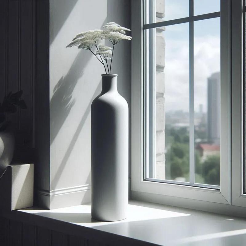 Minimalist Design tube vase “bottle neck”