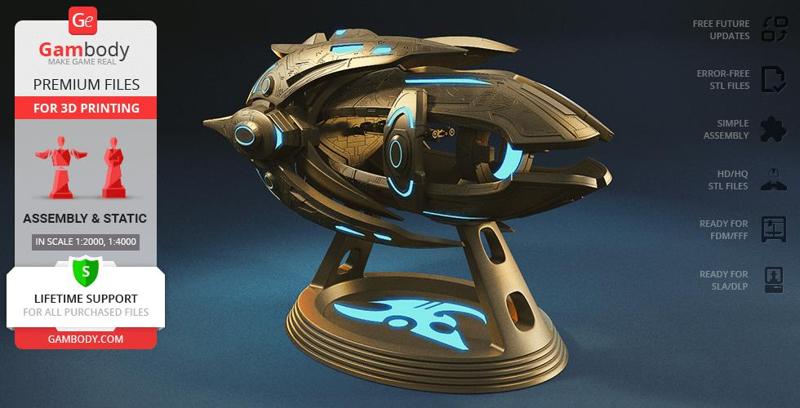 Protoss Carrier 3D Printing Model | Assembly