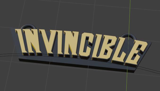 Invincible Logo Wall Art