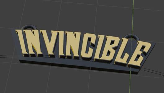 Invincible Logo Wall Art
