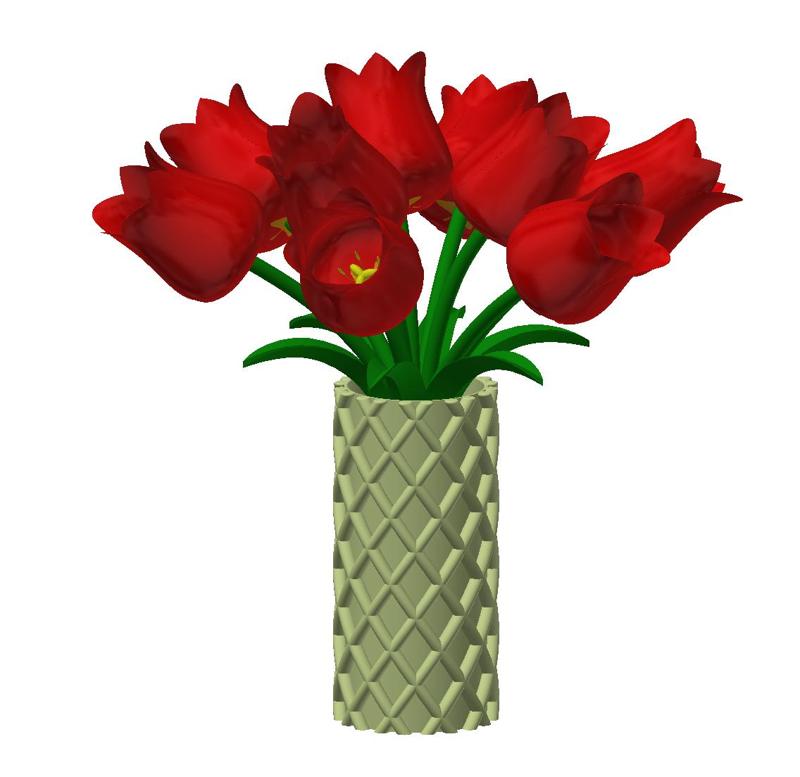 Decorative flower plant vase