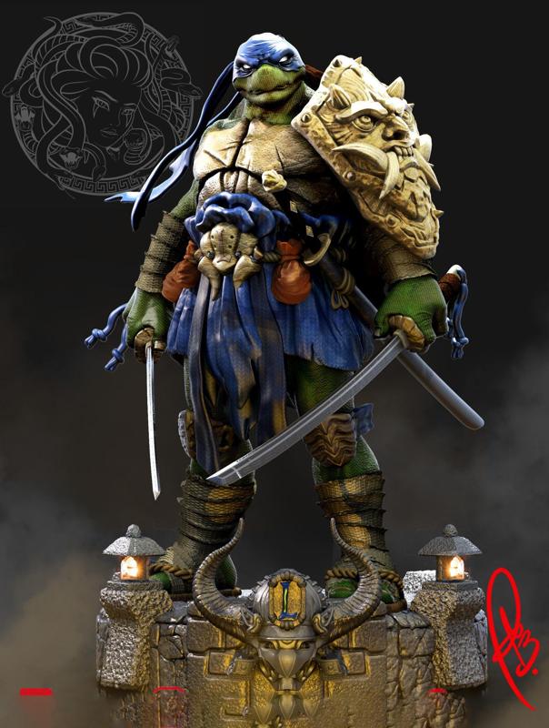LEONARDO TMNT BY CREATIVEGEEK MB