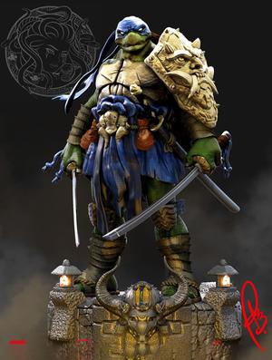 LEONARDO TMNT BY CREATIVEGEEK MB