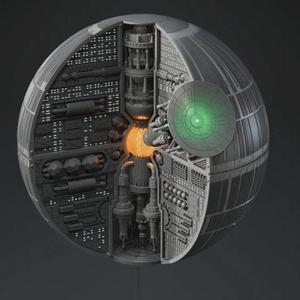 Death Star I STL files for 3D Printing | Assembly Model