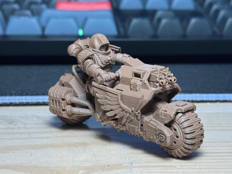 Dark Angel Space Marine-mounted Motorbike Warhammer