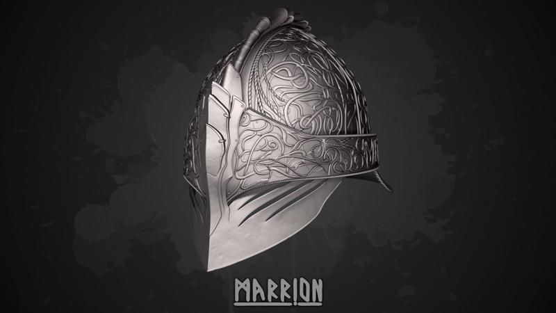 Raging wolf helmet Elden Ring 3d Print ready