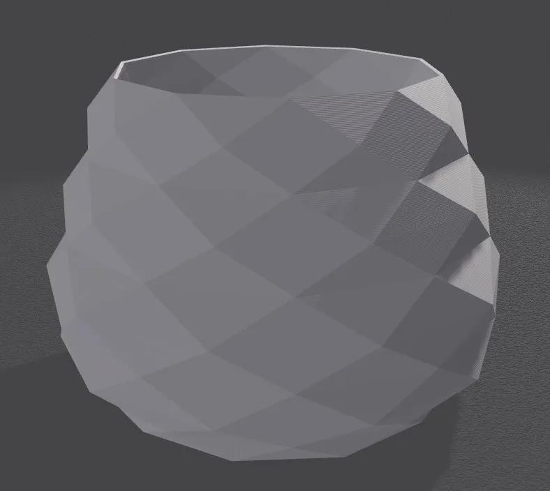 Low Poly Pot Vase